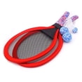 thumbnail image 2 of CATIEBYE 1 Pair Red Lightweight Badminton Racket with EVA Grip for Outdoor and Indoor Play, 2 of 3
