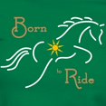 thumbnail image 3 of CafePress - Born To Ride Women's Dark T Shirt - Women's Traditional Fit Dark T-Shirt, 3 of 4