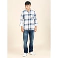 thumbnail image 5 of TryBuy Crumb Checked Men's Shirts, Full Sleeves Button-Up Casual Shirt for Men, Sizes XL, 5 of 8