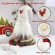 thumbnail image 4 of Fiudx Ofertas relámpago Nuevas decoraciones navideñas Gnomo de Papá Noel Adorno de gnomo Adornos de muñeca sin rostro de patas largas rojas y blancas, 4 of 7