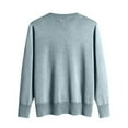 thumbnail image 3 of Lumtrix Womens Sweaters Women's Pure Sweater 2026 Fall Winter Crew Neck Long Sleeve Warm Soft Knitted Pullover Basic Tops Loose Lightweight Shirts Mint Green S, 3 of 4