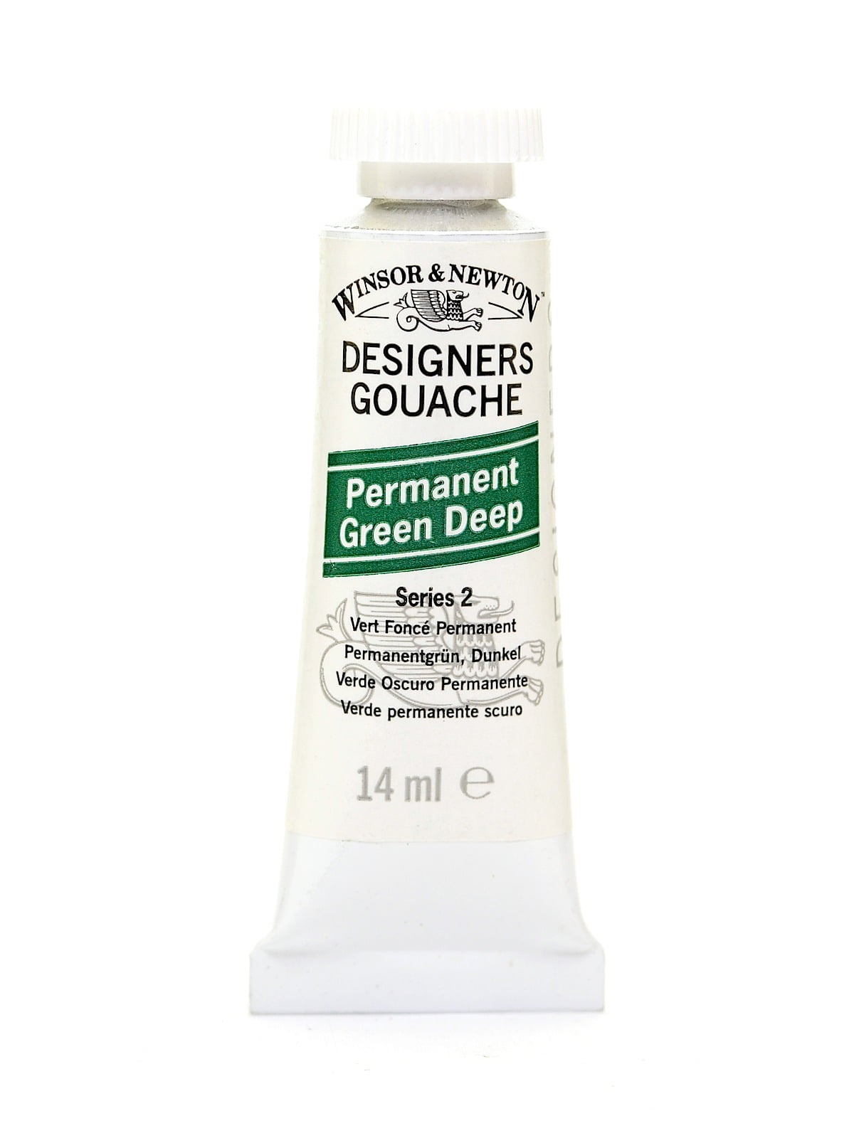 Designers' Gouache permanent green deep, 14 ml, 482 (pack of 2)