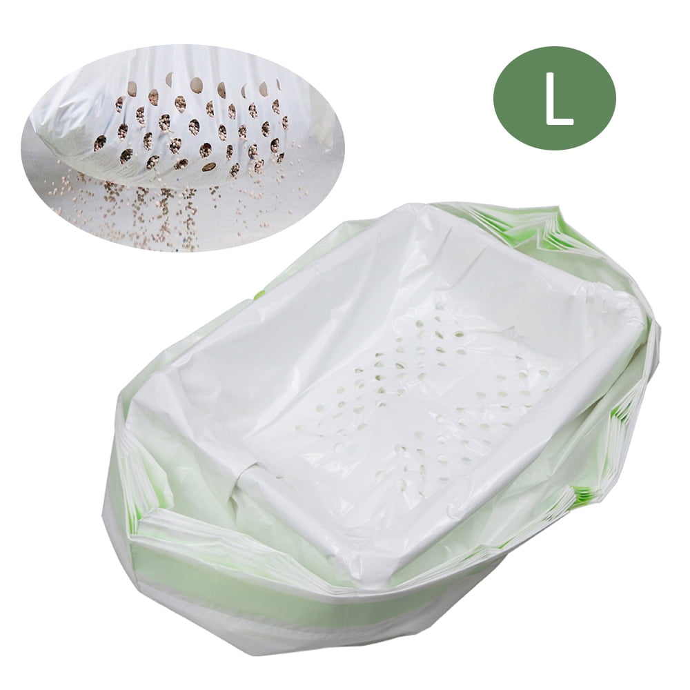 Cat Litter Filter Bag Drawstring Litter Sifting Liners Kitty Waste