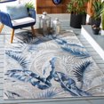 thumbnail image 1 of SAFAVIEH Cabana Rosario Floral Vines Outdoor Area Rug, 1 of 4