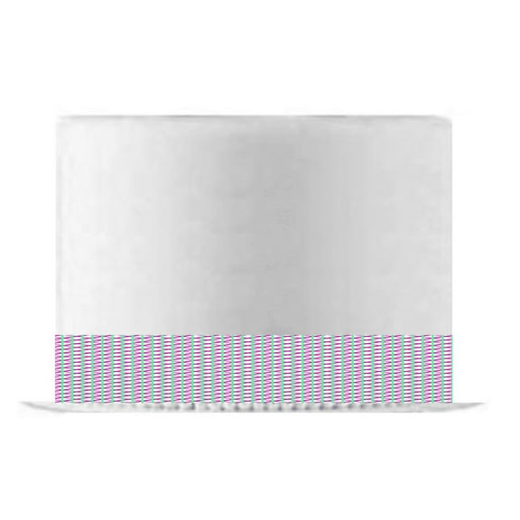 Purple Green Interlace Edible Cake Decoration Ribbon -6 Slim Strips