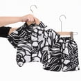thumbnail image 5 of Baby Boy Outfit Sets Summer Vacation Toddler Boys Clothes 2 Piece Loose Button-Down Top and Print Shorts Set, 5 of 5