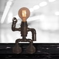thumbnail image 3 of Ganfancp Lámpara de Mesa Lámpara Industrial Steam Punk, Lámpara de Metal Estilo Loft Ofertas Del Día Sólo En Línea 1 Luminaria (Sin Bombilla), 3 of 7
