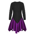 thumbnail image 2 of Rosegal Plus Size Floral Embroidered Two Tone Handkerchief Knitwear Black 4X, 2 of 4