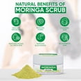 thumbnail image 2 of Herboganic Moringa Facial Scrub | Natural Face Scrub| Rich for Skin Rejuvenation and Moisturizing | Gentle and Deep Cleansing Suitable for All Skin Types, 2 of 7