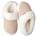 thumbnail image 3 of CHICVOMEY Women's House Slippers with Memory Foam Indoor & Outdoor Fuzzy Slip-On Shoes Winter Slippers for Women, 3 of 8