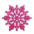 thumbnail image 1 of Vickerman M101610 8 in. Magenta Glitter Snowflake 12-Pvc Box, 1 of 2