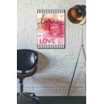 thumbnail image 3 of Epic Graffiti 'Love Vertical' by Linda Woods, Canvas Wall Art, 18"x26", 3 of 3