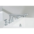 thumbnail image 3 of Moen Ts93004 Arris Deck Mounted Roman Tub Filler Trim - Chrome, 3 of 3