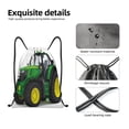 thumbnail image 4 of Xecao big farm tractor Pattern Sports Drawstring Backpack - String Swim Gym Bag with Wet Proof Pocket for Women&Men-Medium, 4 of 6
