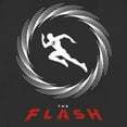 thumbnail image 2 of Women's The Flash Speedster Barry Allen Silhouette Graphic Tee Black Large, 2 of 4