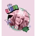 thumbnail image 5 of Wizard Of Oz Glinda
 Women's Pink Crew Neck Short Sleeve Crop Tee-XS, 5 of 5
