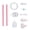 Pink, variant on Misright Beads Pen Vacuum Suction For Detailed Art Crafting
