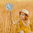 thumbnail image 5 of RuiJiao Rainbow Windmill Pinwheel Set for Teenagers Colorful Garden Wind Spinners Deterrent to Scare Birds Away from Yard Bird Devices, Thickened Orchard Farm Can Make Toy Windmills, 5 of 6