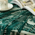 thumbnail image 4 of Hxlamzoo Dark Green Lace Hollow Round Tablecloth Tablecloth Hollow Tablecloth Display Decoration Holiday Gift Mother's Day Gift, 4 of 6