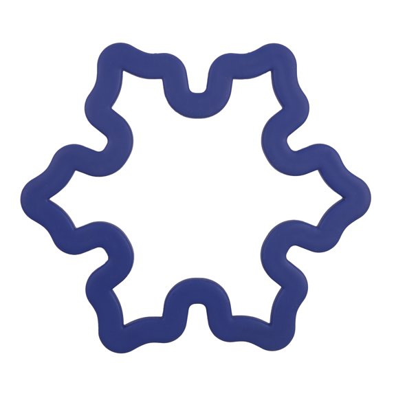 Holiday Time Christmas Blue Snowflake Gripper Cutter