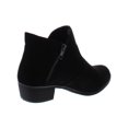 thumbnail image 2 of American Rag Womens Abby Faux Suede Stacked Booties Black 5.5 Medium (B,M), 2 of 2