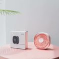 thumbnail image 5 of Ventilador de escritorio USB de 3 velocidades de velocidad variable Mini ventilador giratorio de 360 ​​​​grados Rosa ER, 5 of 5