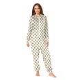 thumbnail image 4 of Adult Christmas Onesie Cute Cat Paw Zipper One-Piece Pajamas Unisex with Pockets, 4 of 6