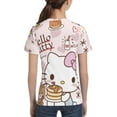thumbnail image 6 of Hello Kitty T Shirts For Girls Boys, 3d Print Cartoon Graphics T Shirt, Youth Crewneck T-Shirt, Unisex Short Sleeve Top Tees Age 4-16 Years, 6 of 7