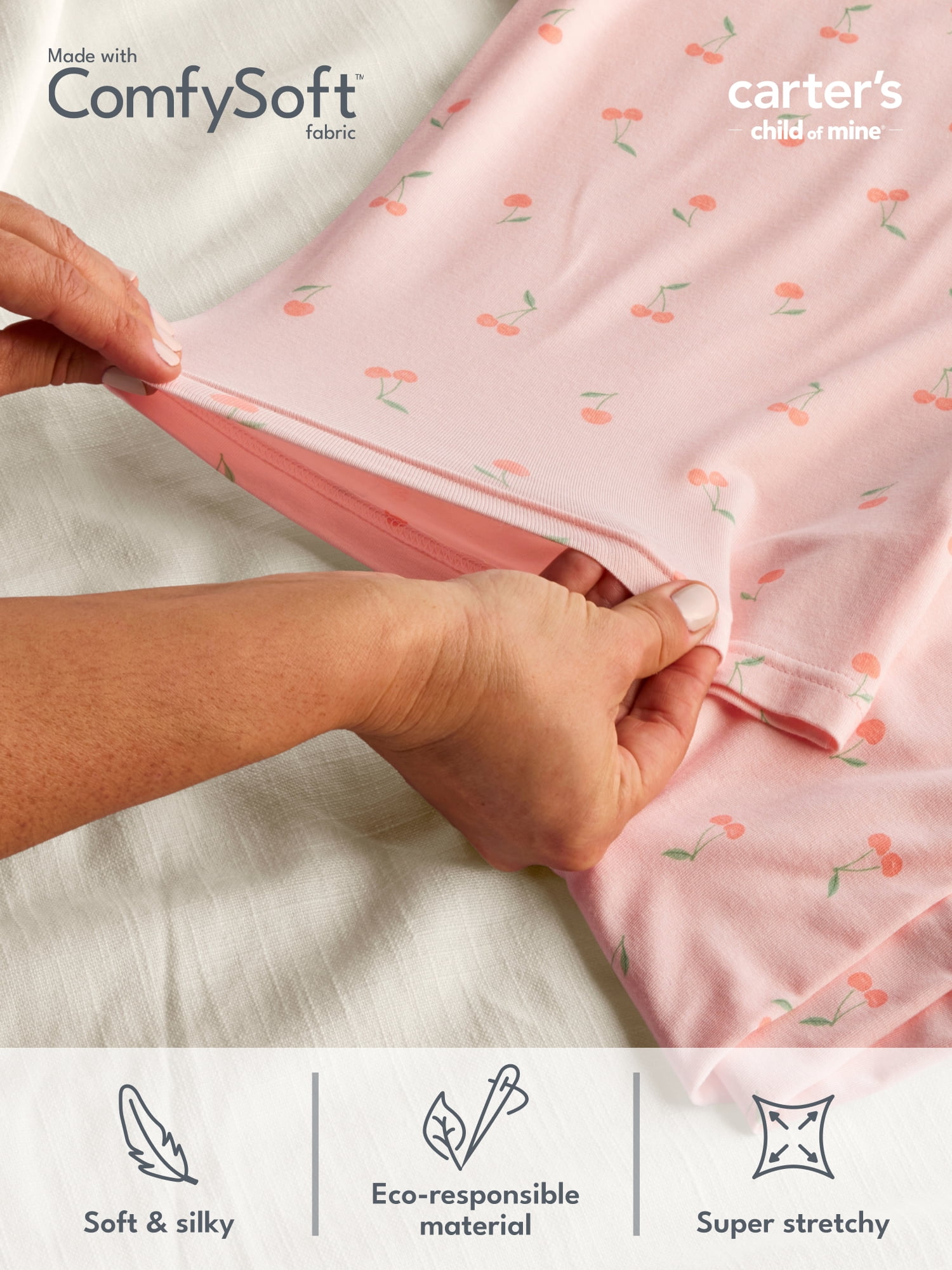 Carter's Child of Mine Baby ComfySoft Outfit Set, 2-Piece Sizes Preemie-12 Months