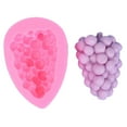 thumbnail image 4 of Grapes Shaped Silicone Mold Fondant Mold for Making Cake Fondant Soap Chocolate Home Decor, Fruit Silicone Molds, 4 of 8