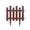 C, variant on Fareti Plastic Mini Yard Fence with Ground Studs, High Low Style Garden Border Edging for Flower Bed Lawn Pathway, Portable Residential Barrier 19.68x11.81x1.72in