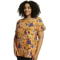 thumbnail image 4 of Cherokee Prints Women Medical Scrubs Top V-Neck Print CK637, 4 of 5