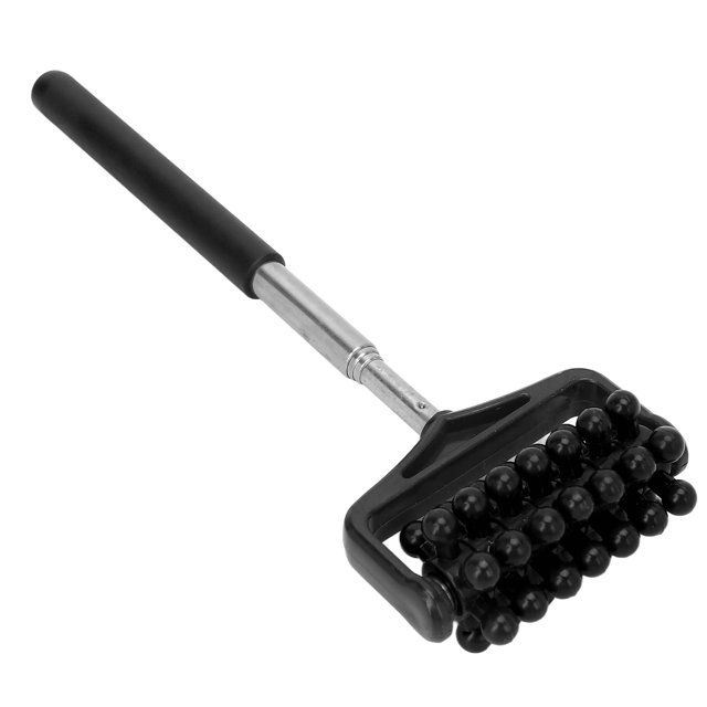 Telescopic Massager Back Roller, Adjustable Back Roller Comfortable Compact Particle Massage For Muscle Relax Dark Blue,Sky Blue,Black,Red