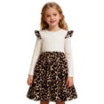 thumbnail image 4 of JIAYUE Carnival Dress For Girls Leopard Print A-Line Long Sleeve Mid-Length Round Neck Dress For Children Stylish Party Dress, 4 of 6