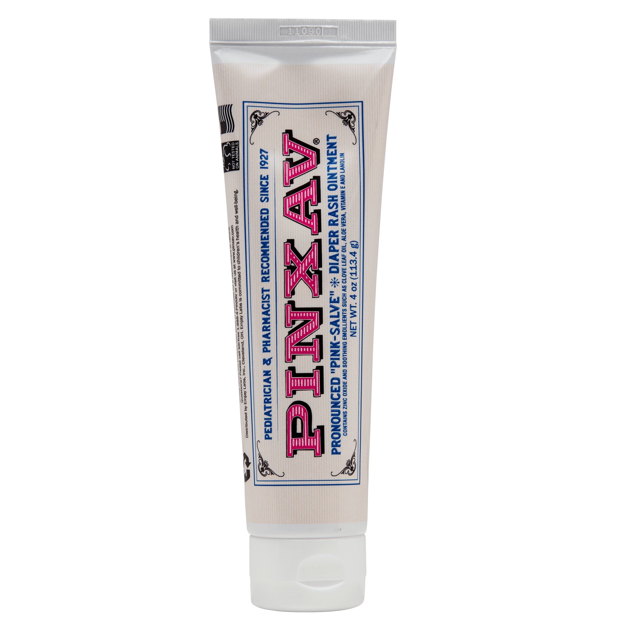 PINXAV Diaper Rash Ointment Tube 4 oz with Natural Anesthetics and Healing Ingredients