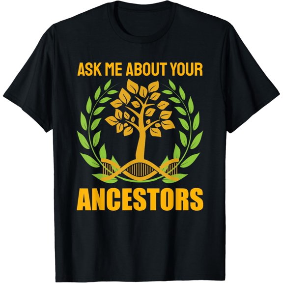 Exquisite and comfortable-Genealogist Family Tree Historian DNA Tree Genealogy T-Shirt