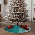 thumbnail image 4 of Sikiie Teal Color Christmas Tree Skirt, Christmas Tree Decorations, Christmas Decor, Tree Mat Decoration(30-48IN)-30", 4 of 6