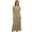 Beige, variant on Women's Short Sleeve V-Neck Nightgown, Long Length Comfortable Sleep Dress for Bedtime, Summer Nights, and Home Loungewear, Soft and Breathable Fabric-Beige