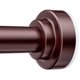 thumbnail image 1 of Barra de cortina de ducha TEECK ajustable de 81 a 264 cm, color marrón, 1 of 8