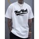 thumbnail image 1 of Camiseta con estampado de Nueva York, camisetas para hombre, camiseta informal de manga corta para verano. Camiseta para adultos, hombres, mujeres, adolescentes, jóvenes., 1 of 5