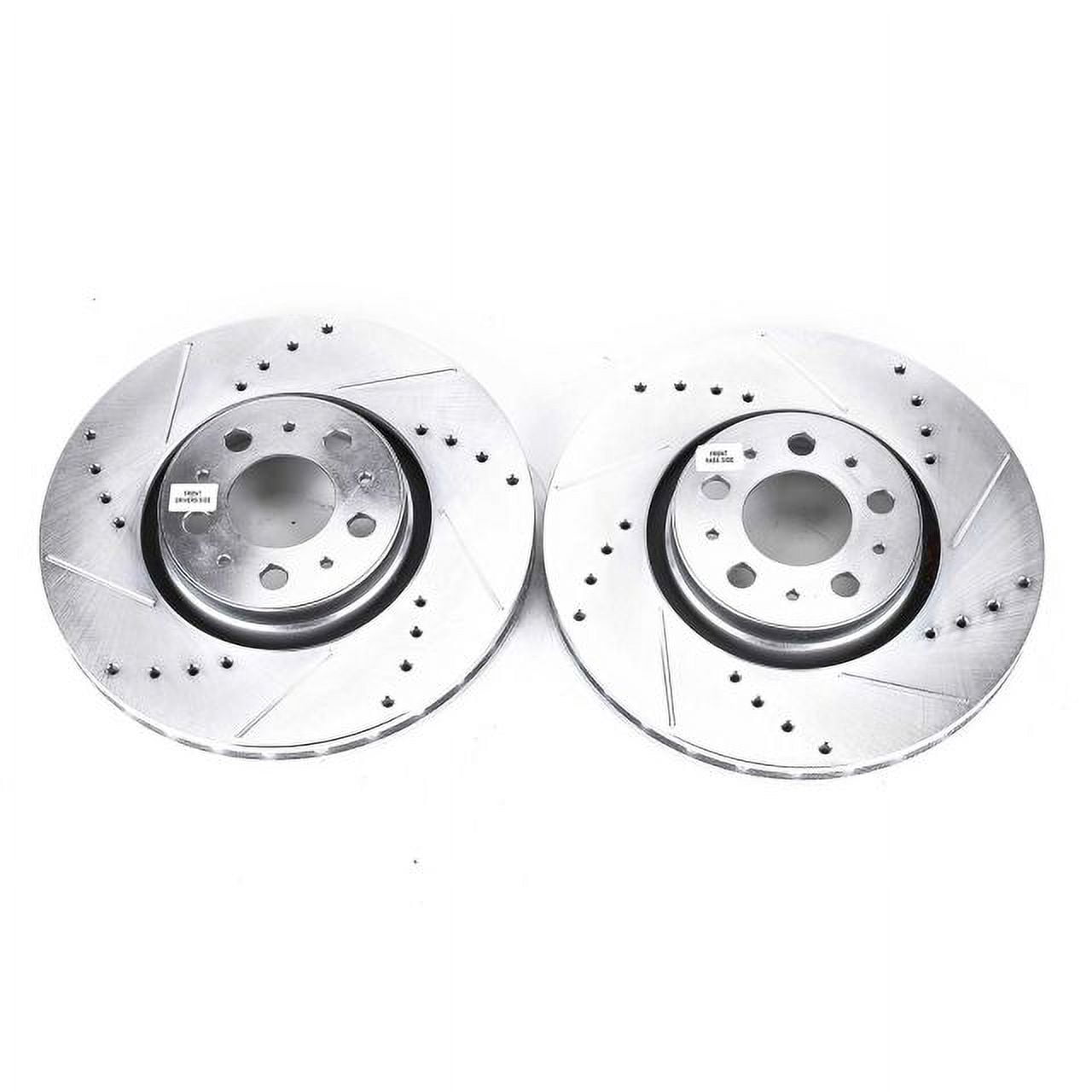 Power Stop EBR893XPR Evolution Drilled & Slotted Rotors -Front Fits 2008 Volvo XC90