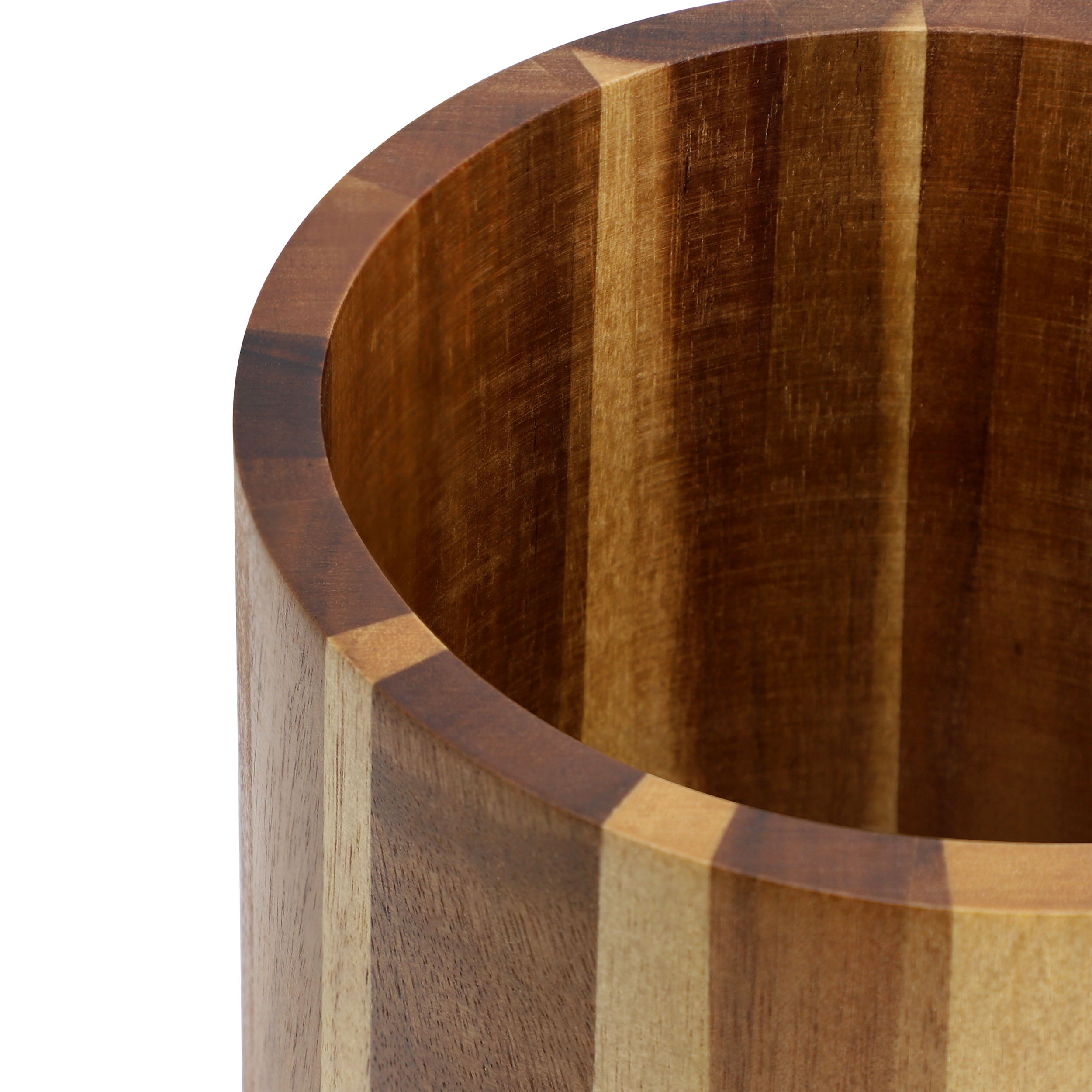Elama Acacia Wood 360 Rotating Utensil Holder