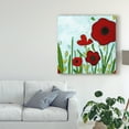 thumbnail image 3 of Trademark Fine Art 'Precious Poppies IV' Canvas Art by June Erica Vess, 3 of 4