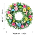 thumbnail image 3 of WMQPNNS Easter Eggs & Leaves 17.7 Inch Decorative for Front Doors Windows Gardens and Home ., 3 of 8