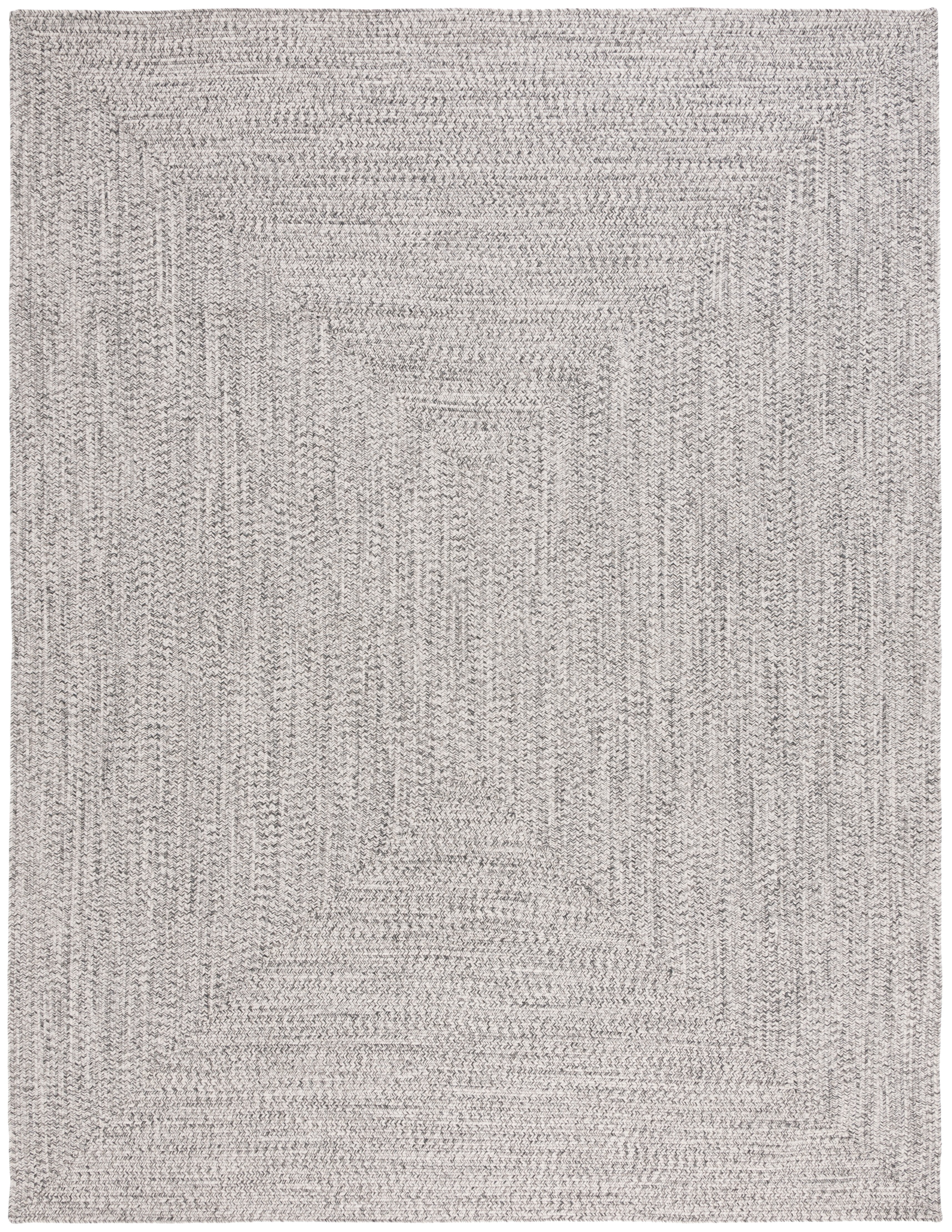 Safavieh Braided 10' X 14' Hand Woven Rug in Gray / Ivory