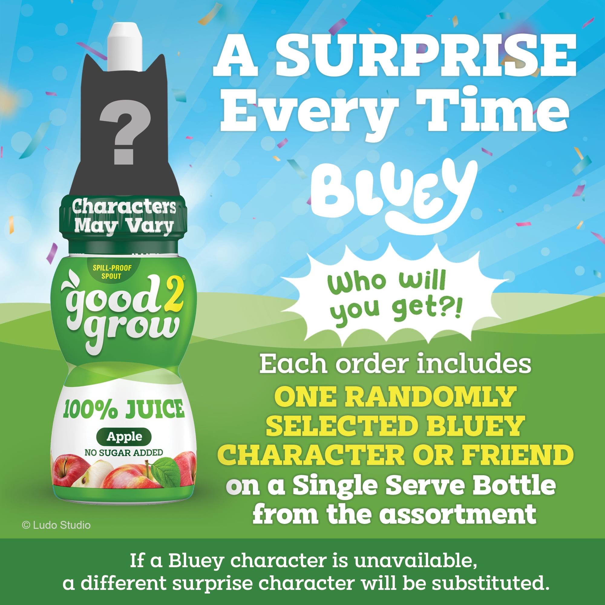 good2grow 6oz Apple Juice with Character Tops - Walmart.com