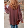 thumbnail image 3 of Sudadera SHEWIN holgada casual de manga larga para mujer, 3 of 6