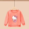 thumbnail image 3 of Hello Kitty-Tops de manga larga con estampado Multicolor para niños, suéter cómodo de algodón, Camiseta de algodón para bebé, nuevo producto, 3 of 5