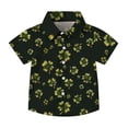 thumbnail image 1 of St. Patrick's Day Print Shirt for Boys Short Sleeve Casual Top Solid Color, 1 of 9