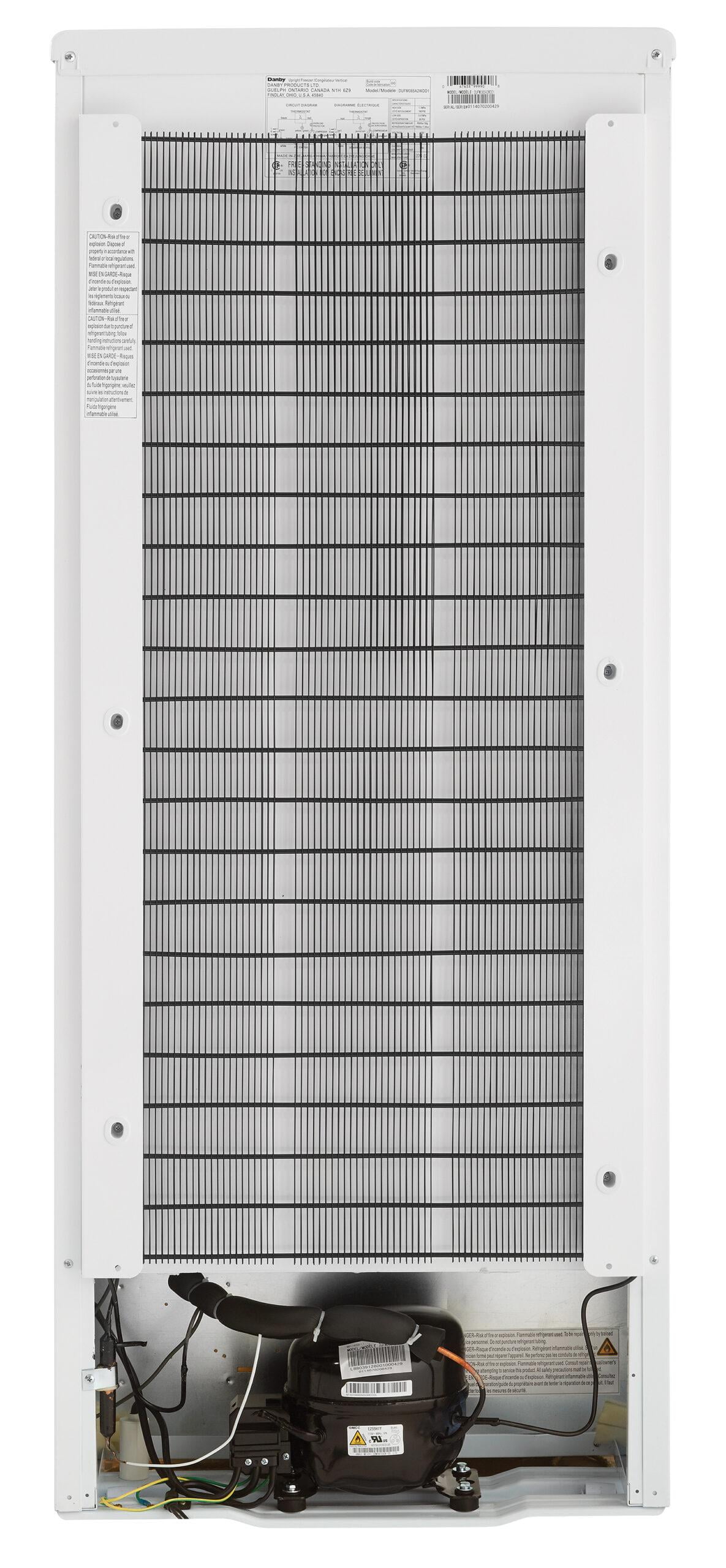 Danby 8.5 Cu.Ft. Upright Freezer, Manual Defrost, Mechanical Thermostat, ESTAR